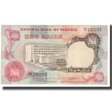 Banknote, Nigeria, 1 Naira, KM:15a, EF(40-45)