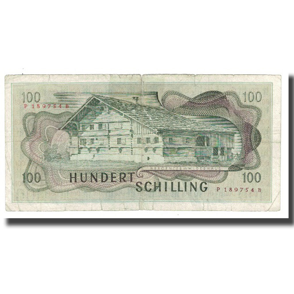Banknote, Austria, 100 Schilling, 1969, 1969-01-02, KM:146a, VF(20-25)