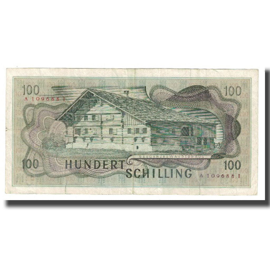 Banknote, Austria, 100 Schilling, 1969, 1969-01-02, KM:146a, VF(20-25)