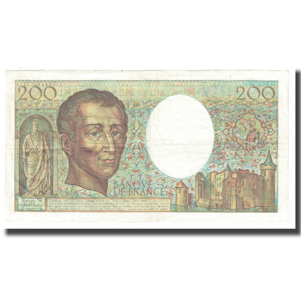 Frankrijk, 200 Francs, Montesquieu, 1981, BRUNEEL BONNARDIN CHARRIAU, TTB