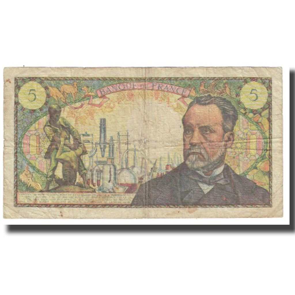 France, 5 Francs, Pasteur, 1968, R.Tondu-P.Gargam-H.Morant, 1968-08-01
