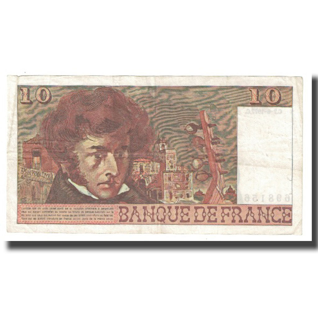 Frankrijk, 10 Francs, Berlioz, 1977, P. A.Strohl-G.Bouchet-J.J.Tronche