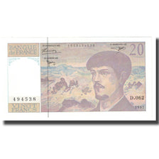 France, 20 Francs, 1997, UNC(65-70), Fayette:66ter.02, KM:151i
