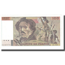 France, 100 Francs, Delacroix, 1990, BRUNEEL, BONARDIN, VIGIER, AU(55-58)