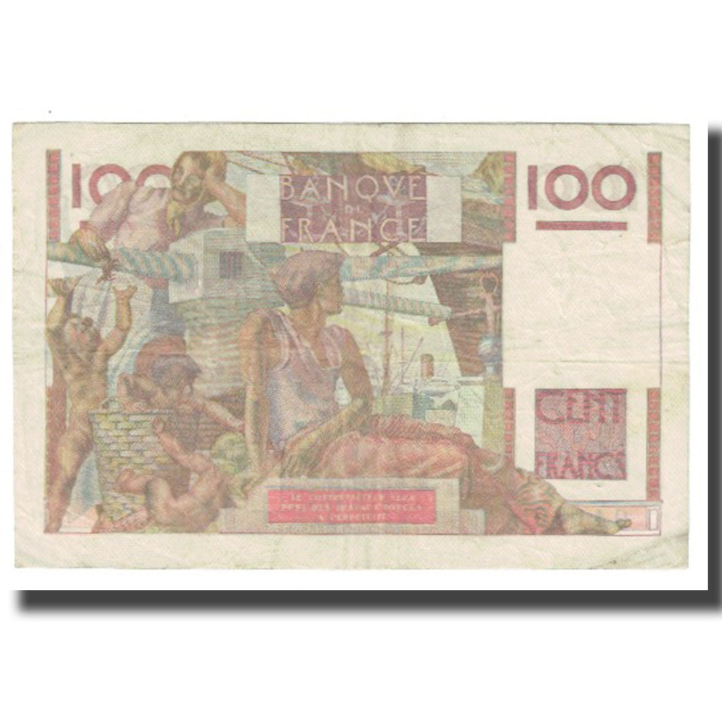 France, 100 Francs, Jeune Paysan, 1952, D AMBRIERES, GARGAM, 1952-10-02