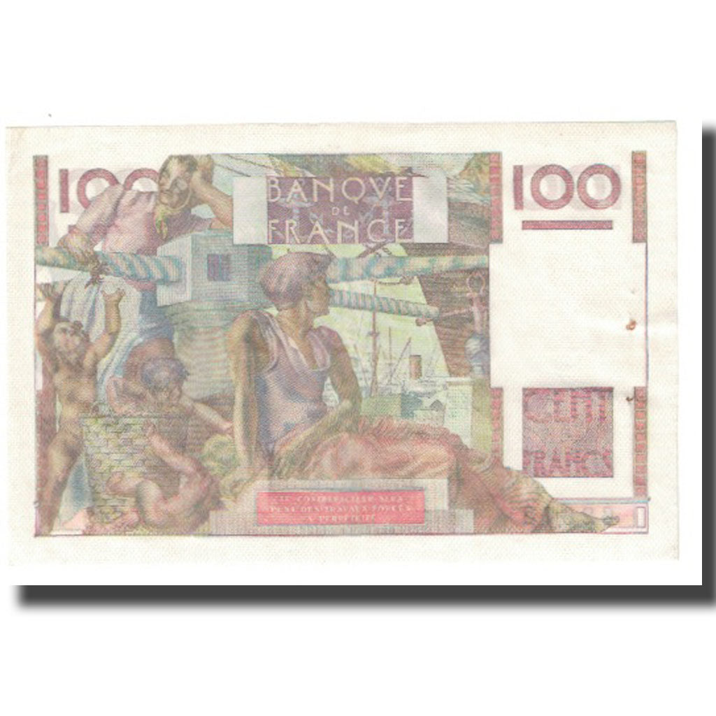 Francia, 100 Francs, Jeune Paysan, 1953, D AMBRIERES, GARGAM, 1953-06-04, SPL-