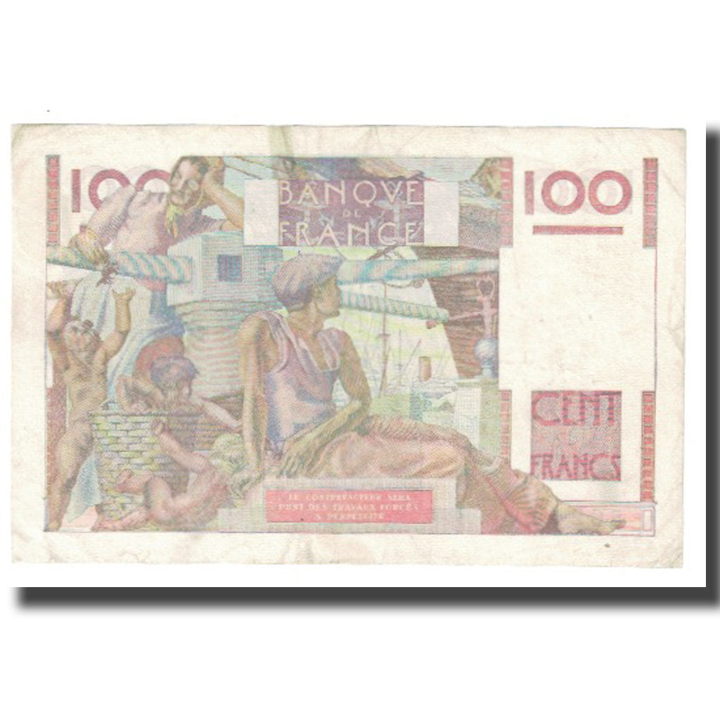 Frankrijk, 100 Francs, Jeune Paysan, 1946, D AMBRIERES, GARGAM, 1946-07-18, TTB