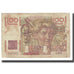 France, 100 Francs, Jeune Paysan, 1950, D AMBRIERES, GARGAM, 1950-08-24, B+
