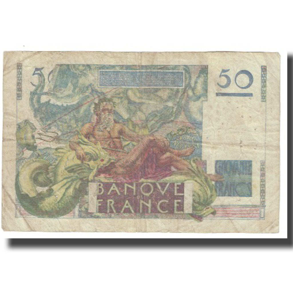 France, 50 Francs, Le Verrier, 1949, P. Rousseau and R. Favre-Gilly, 1949-11-03
