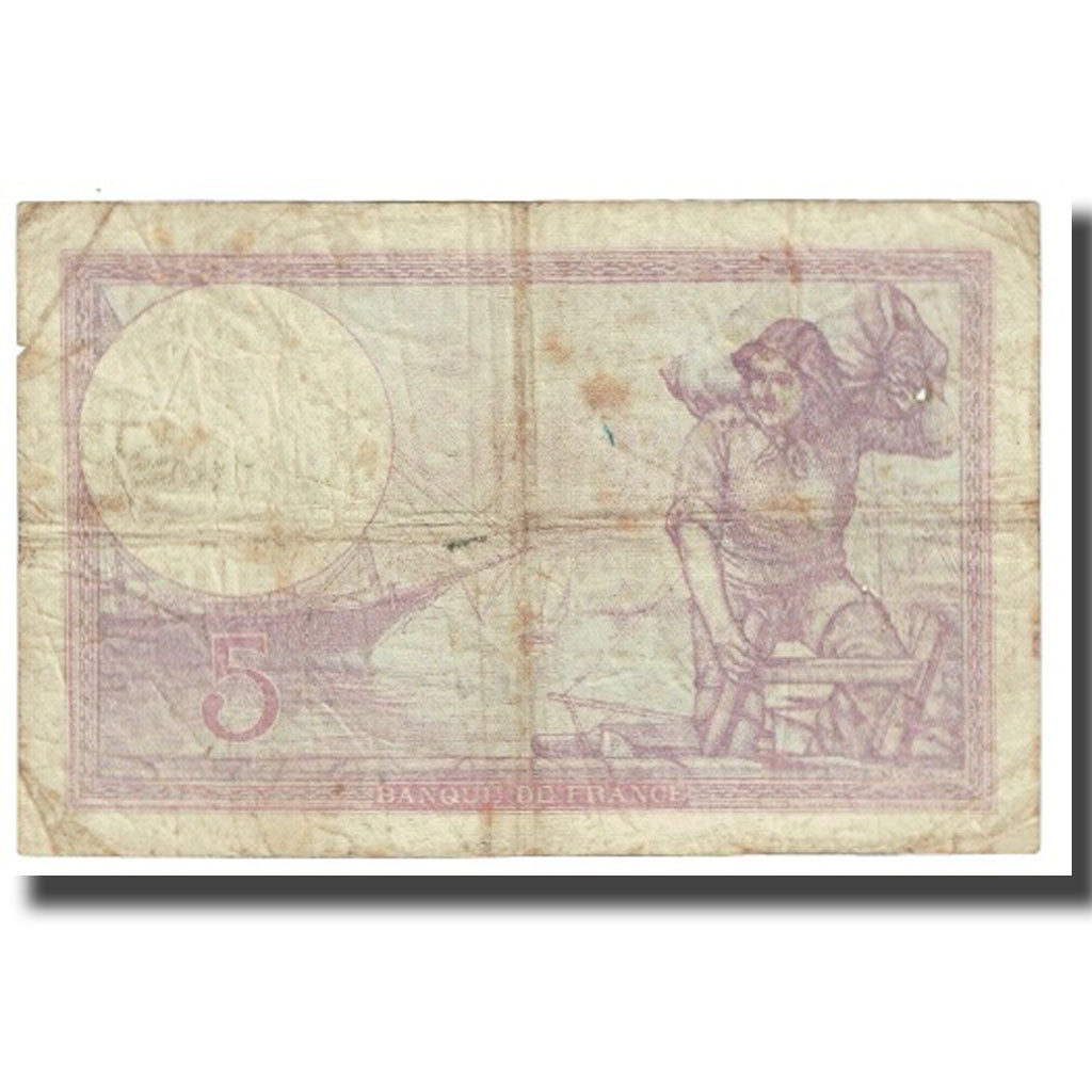 France, 5 Francs, Violet, 1933, P. Rousseau and R. Favre-Gilly, 1933-06-01