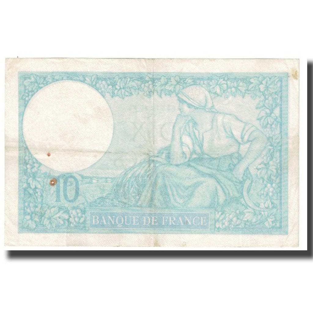 Francja, 10 Francs, Minerve, 1939, platet strohl, 1939-07-06, AU(50-53)
