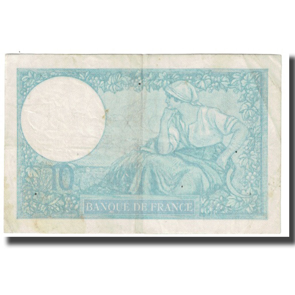 Francia, 10 Francs, Minerve, 1941, platet strohl, 1941-01-02, BB, Fayette:07.26