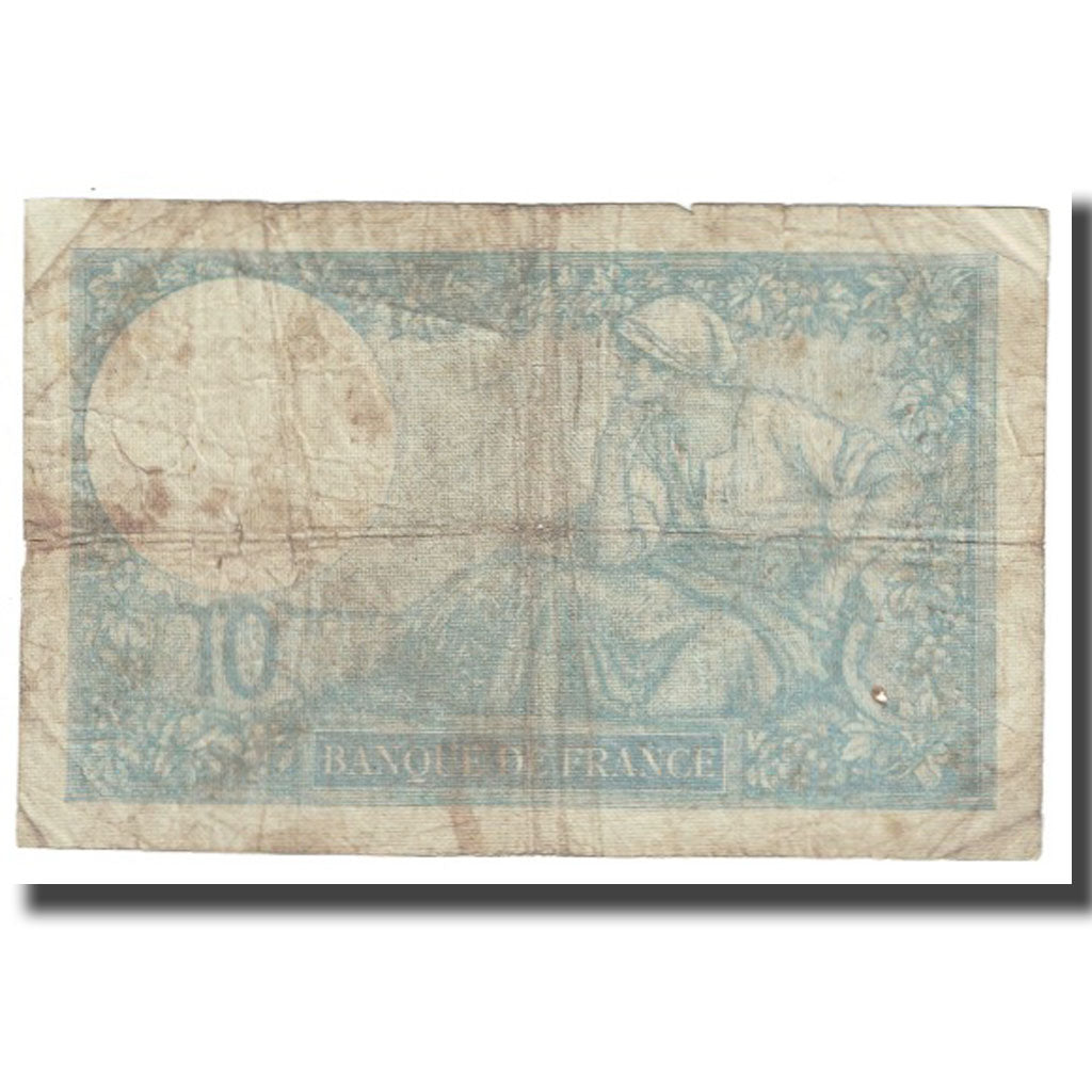 Francia, 10 Francs, Minerve, 1940, platet strohl, 1940-10-17, RC, Fayette:07.17
