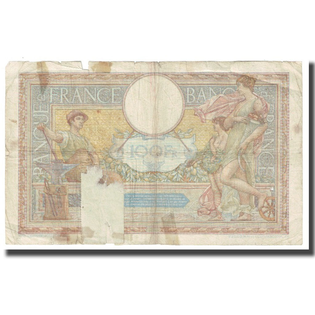 Frankrijk, 100 Francs, Luc Olivier Merson, 1937, P. Rousseau and R. Favre-Gilly