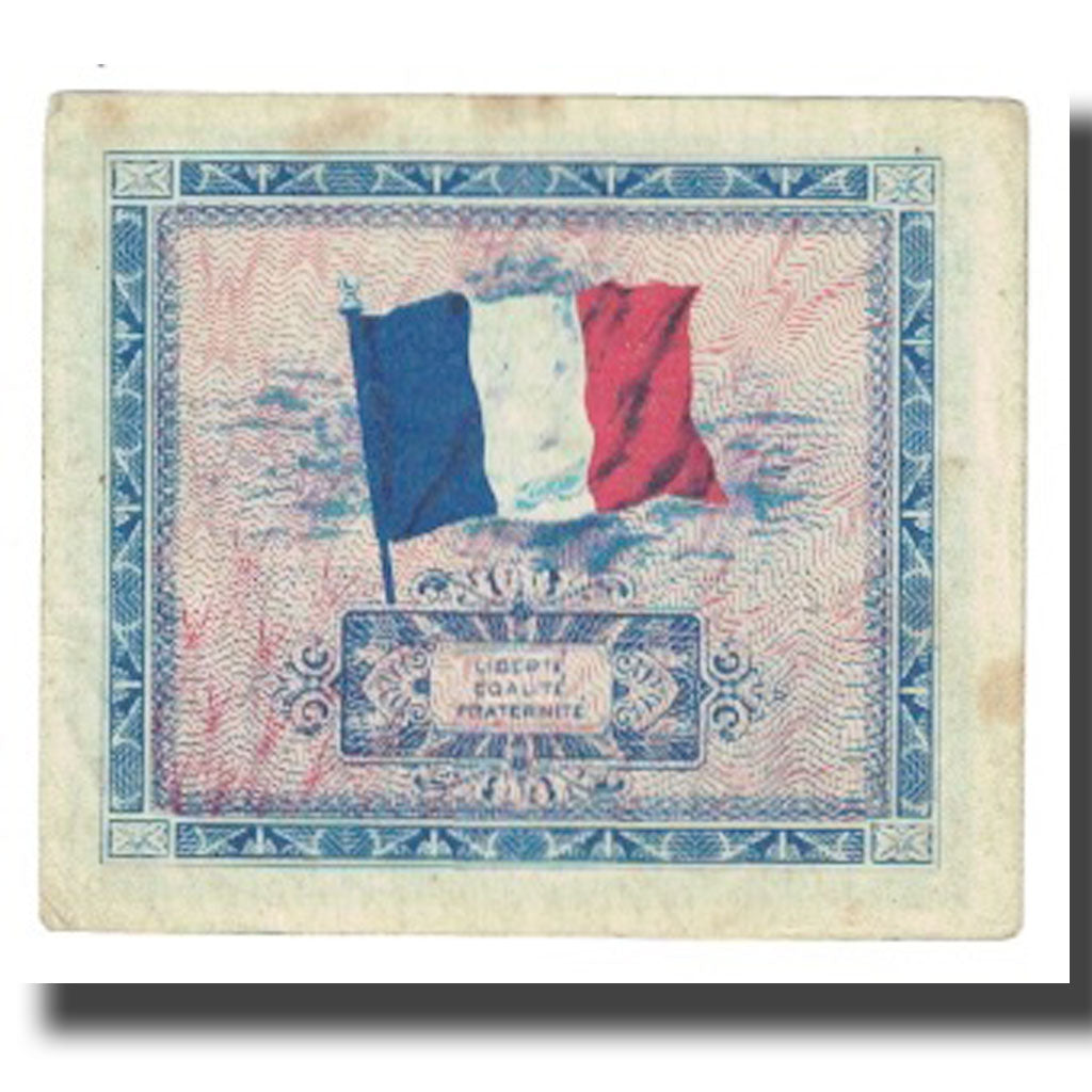 France, 5 Francs, Flag/France, 1944, P. Rousseau and R. Favre-Gilly, VF(30-35)