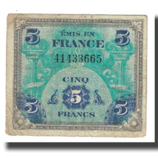 Francia, 5 Francs, Flag/France, 1944, P. Rousseau and R. Favre-Gilly, BC