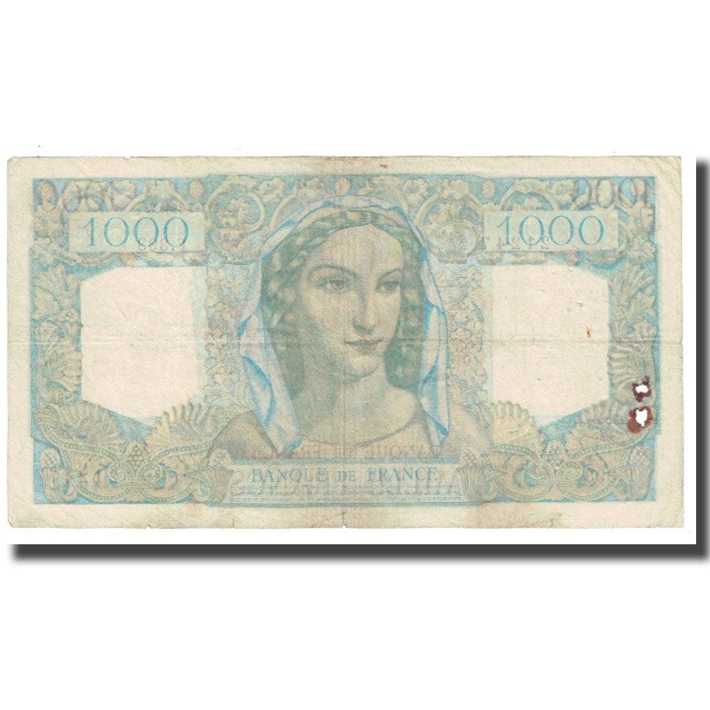 Francia, 1000 Francs, Minerve et Hercule, 1948, P. Rousseau and R. Favre-Gilly