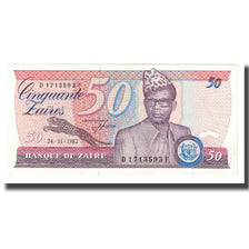 Banknote, Zaire, 50 Zaïres, 1982, 1982-11-24, KM:28a, EF(40-45)