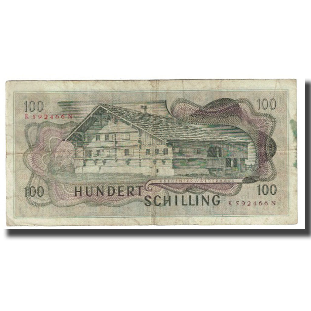Banknote, Austria, 100 Schilling, 1969, 1969-01-02, KM:146a, VF(20-25)