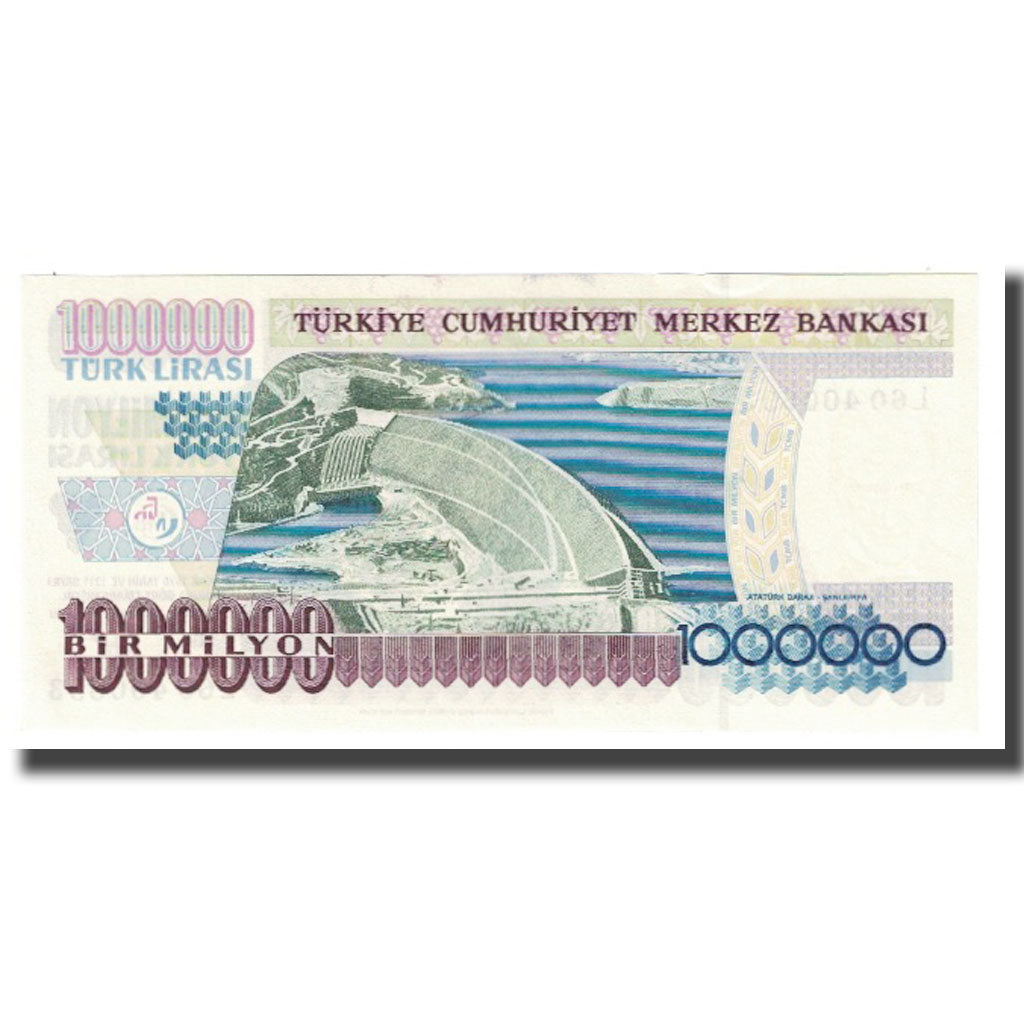 Banknote, Turkey, 1,000,000 Lira, 1970, 1970-10-14, KM:209, UNC(65-70)