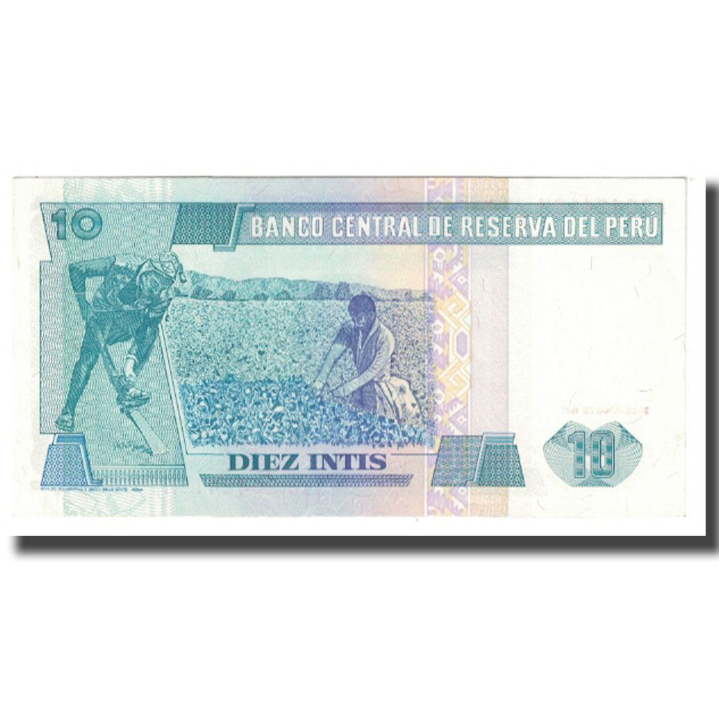 Banknote, Peru, 10 Intis, 1987, 1987-06-26, KM:128, UNC(63)
