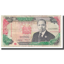 Banknote, Kenya, 500 Shillings, 1993, 1993-09-14, KM:30f, VF(20-25)