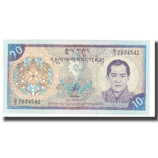 Billet, Bhoutan, 10 Ngultrum, KM:22, NEUF