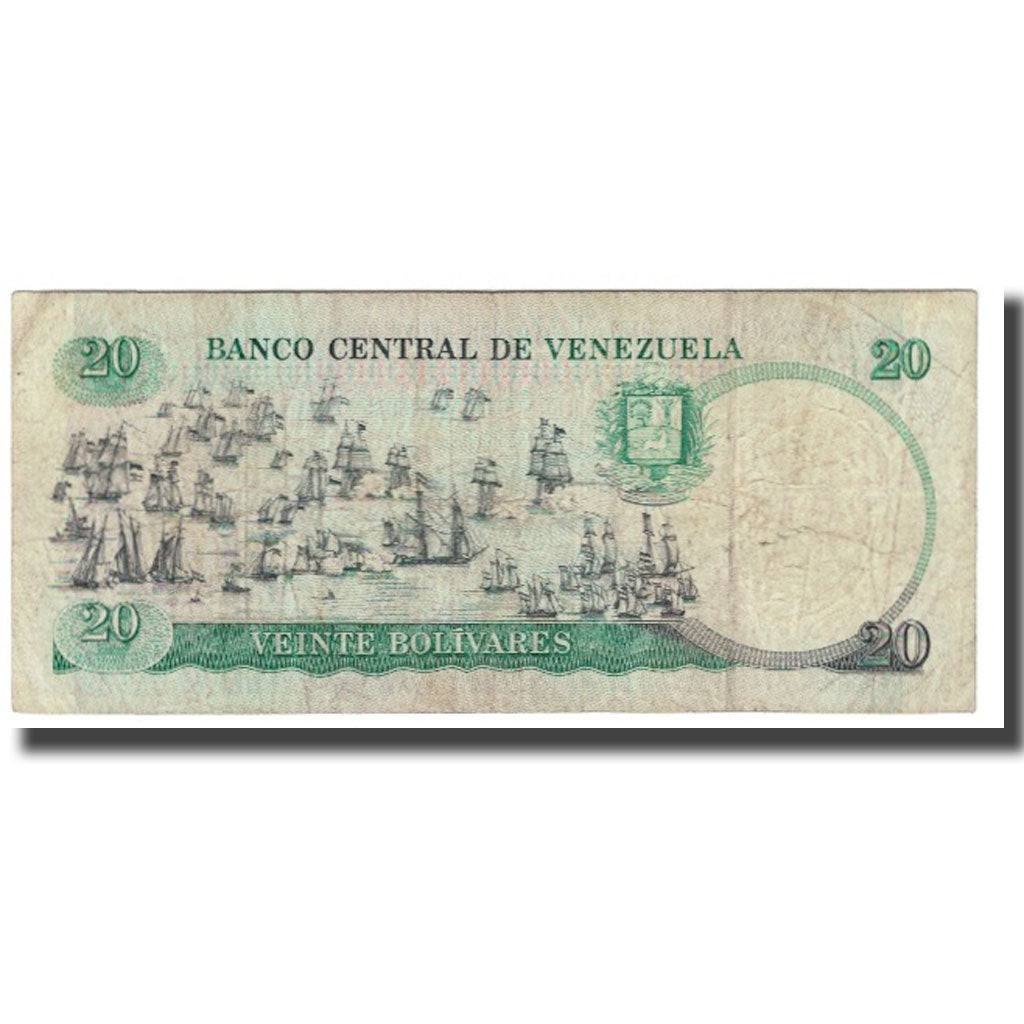 Banknote, Venezuela, 20 Bolivares, 1987, 1987-10-20, KM:71, VF(20-25)