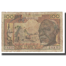 Billet, États de l'Afrique équatoriale, 100 Francs, KM:3a, TB