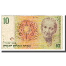 Banknote, Israel, 10 New Sheqalim, KM:53a, EF(40-45)