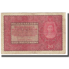 Banknote, Poland, 20 Marek, 1919, 1919-09-23, KM:26, VF(20-25)