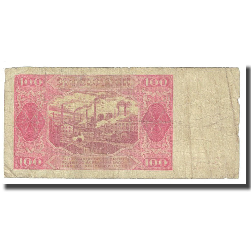 Banknote, Poland, 100 Zlotych, 1948, 1948-07-01, KM:139a, VF(20-25)