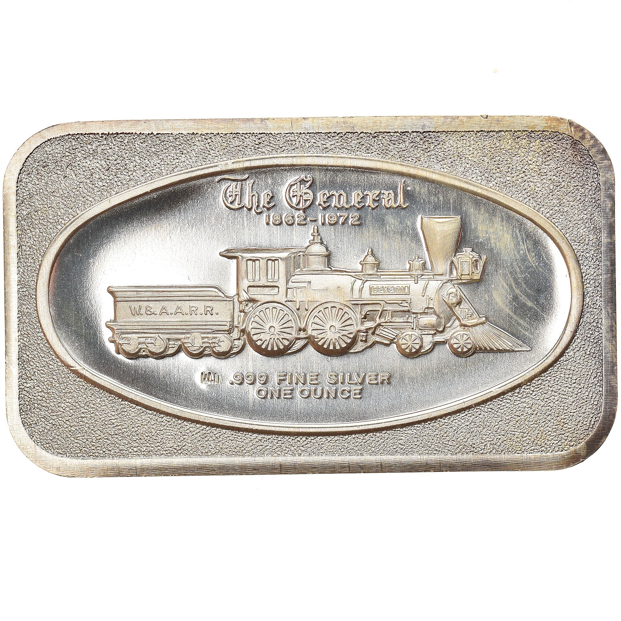 Estados Unidos da América, Medal, 1 TROY OZ. .999 FINE SILVER BAR THE GENERAL