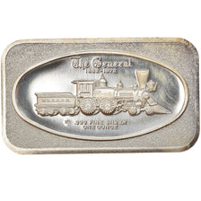 Estados Unidos da América, Medal, 1 TROY OZ. .999 FINE SILVER BAR THE GENERAL