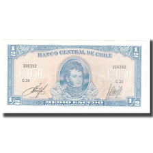 Nota, Chile, 1/2 Escudo, KM:134a, UNC(65-70)