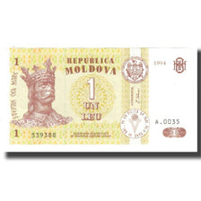 Nota, Moldávia, 1 Leu, 1994, KM:8f, UNC(65-70)