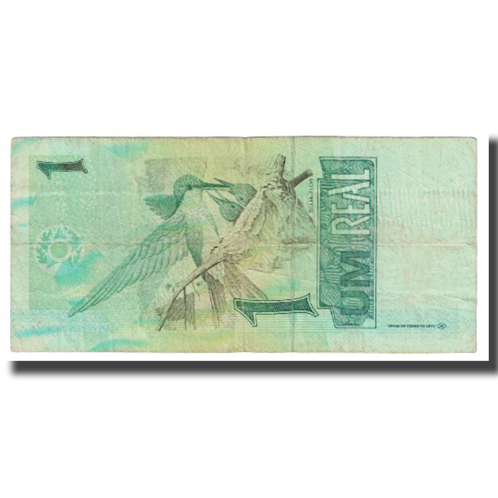 Banknot, Brazylia, 1 Réal, Undated, Undated, KM:243Aa, VF(20-25)