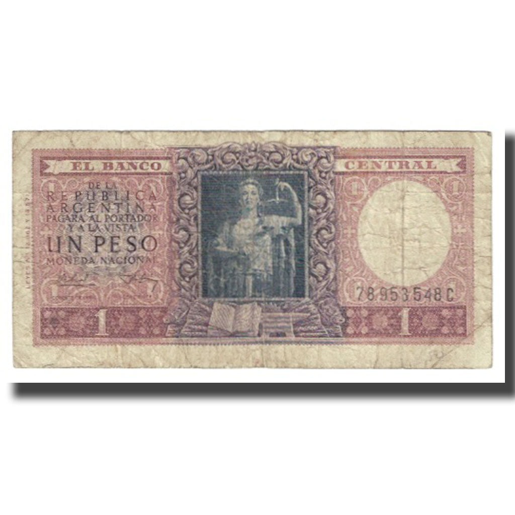 Banconote, Argentina, 1 Peso, KM:260b, MB