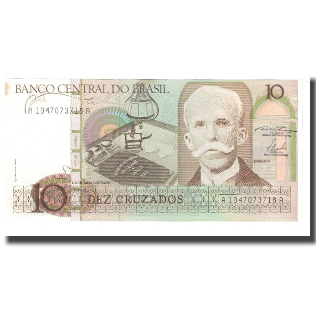Banconote, Brasile, 10 Cruzados, KM:209a, SPL