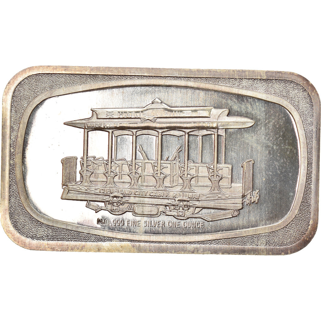 United States of America, Medal, 1 TROY OZ. .999 FINE SILVER BAR CLEVELAND