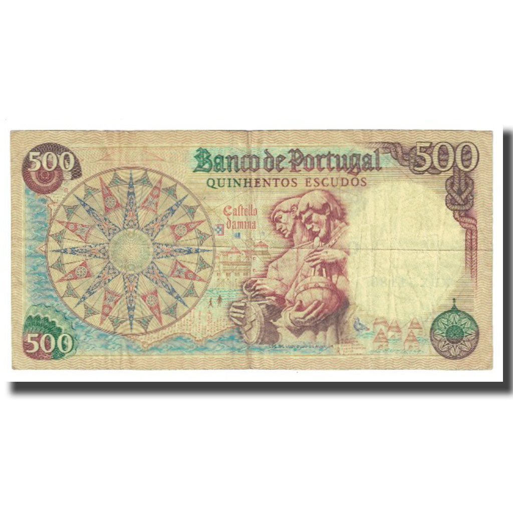 Billet, Portugal, 500 Escudos, 1979, 1979-09-06, KM:170a, TTB