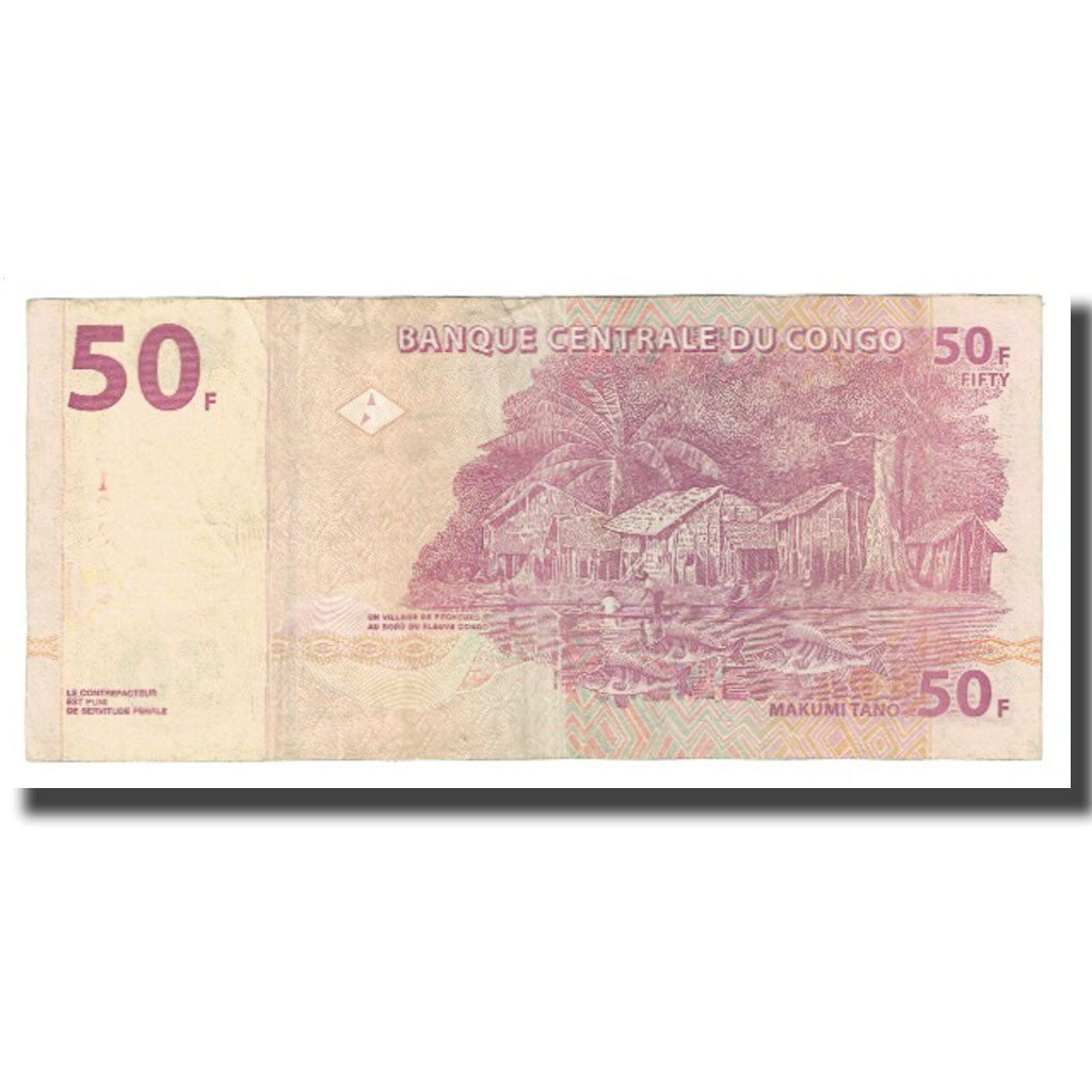 Geldschein, Congo Democratic Republic, 50 Francs, 2000, 2000-01-04, KM:97a, SS
