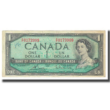 Biljet, Canada, 1 Dollar, 1954, KM:75b, TB