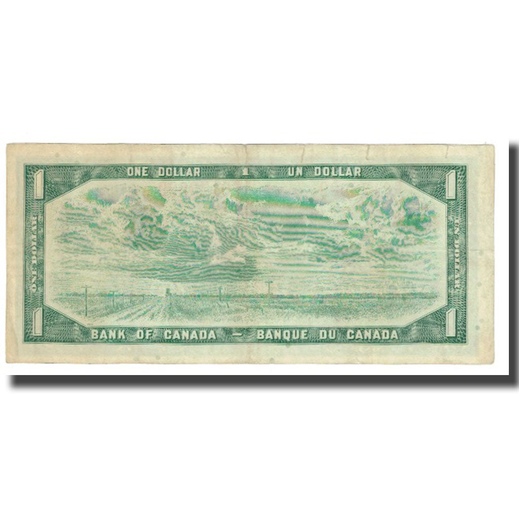 Biljet, Canada, 1 Dollar, 1954, KM:75b, TB