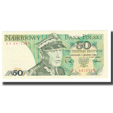 Banknote, Poland, 50 Zlotych, 1988, 1982-06-01, KM:142a, UNC(65-70)