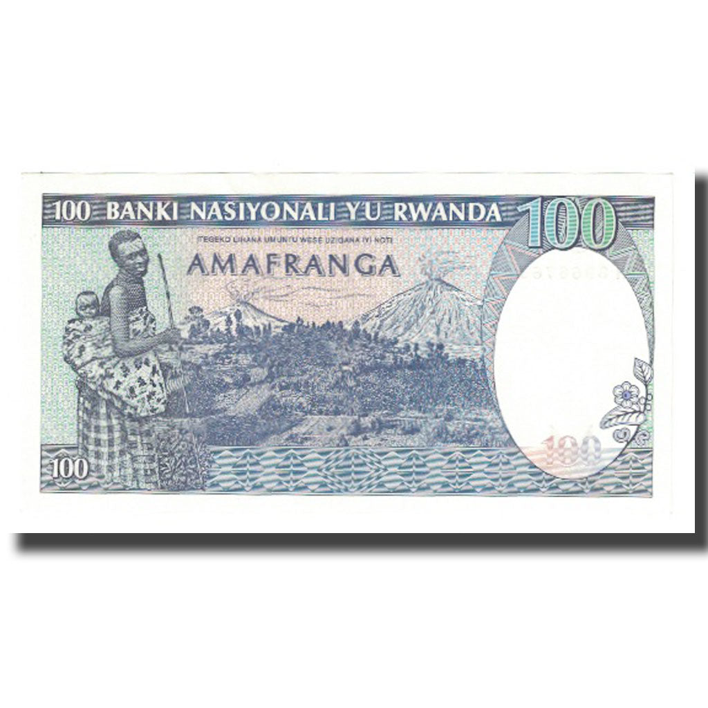 Banknot, Ruanda, 100 Francs, KM:19, UNC(65-70)