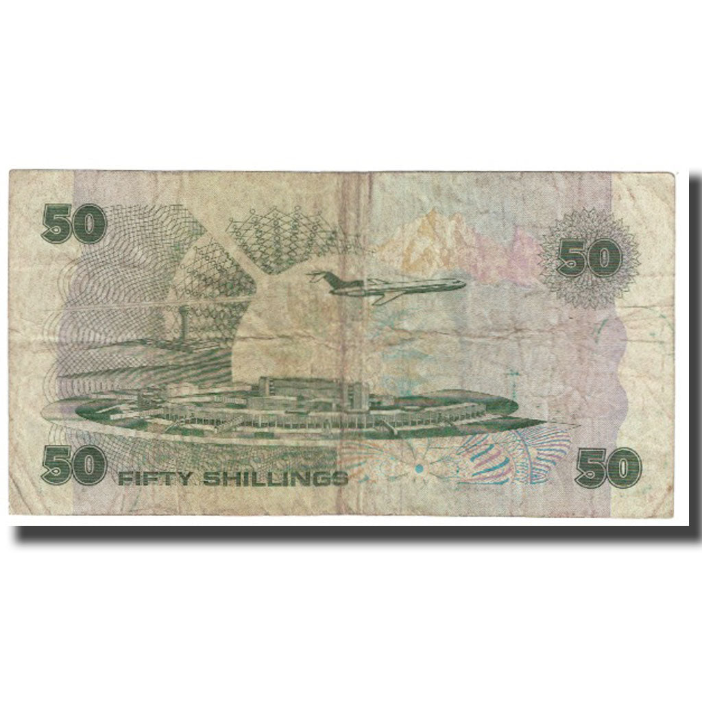 Banknote, Kenya, 50 Shillings, 1986, 1986-09-14, KM:22d, VF(20-25)