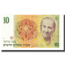 Biljet, Israël, 10 New Sheqalim, 1992, KM:53a, NIEUW