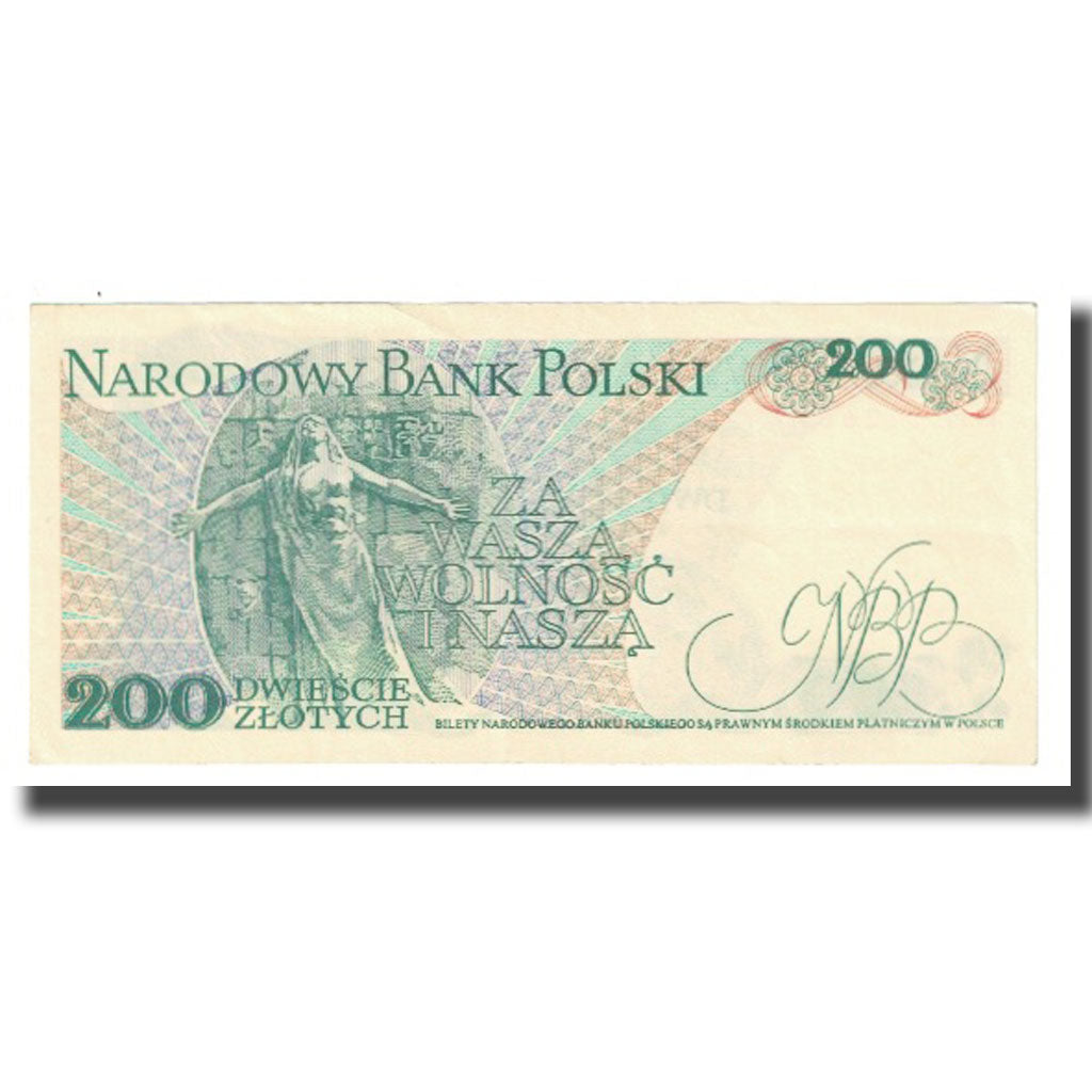 Billet, Pologne, 200 Zlotych, 1986, 1986-06-01, KM:144c, SUP