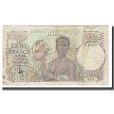 Banknote, French West Africa, 100 Francs, 1950, 22.12.1950, KM:40, VF(20-25)